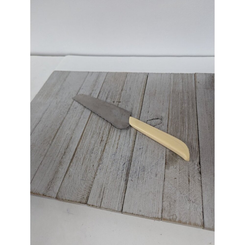 Vintage Simmons Cake Knife Slice Server Serv-A-Slice Utensil 11"
